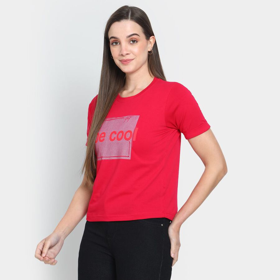 Ladies' T-Shirt, रानी (फ्यूशिया), large image number null